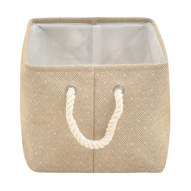 CESTO 23 CM X 26 CM X 35 CM TRAIRI - NATURAL/OFF WHITE - Foto 3