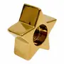 SUPORTE VELA ESTRELA 4 CM FINE FESTIVITY - OURO - Foto 3