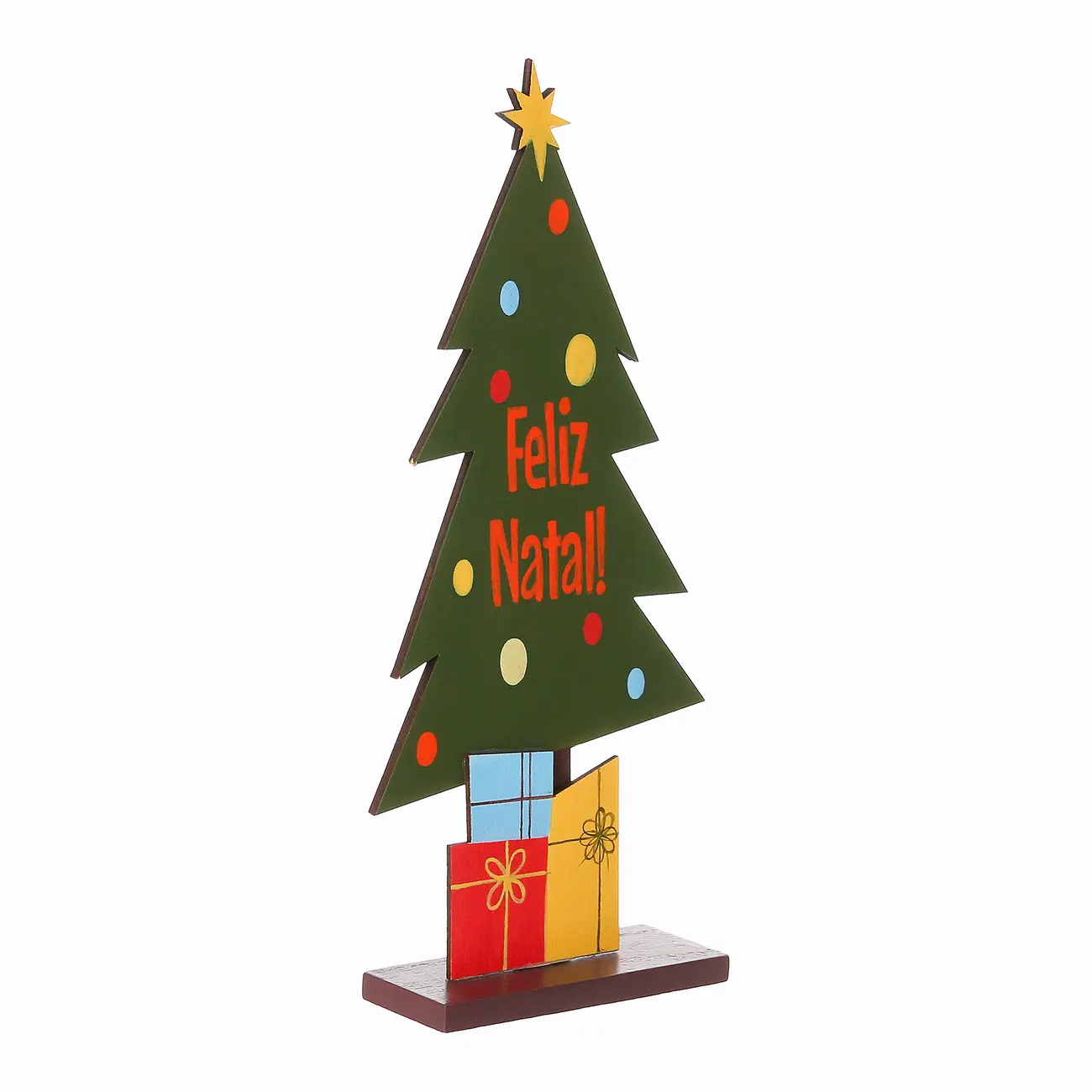 ADORNO DE MESA ÁRVORE 30 CM SANTA ROCKS - MUSGO/MULTICOR - Foto 3