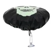 TOUCA PARA BANHO COM VENTOSA CAVEIRA - PRETO/BRANCO - Foto 5