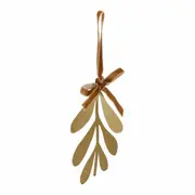 PINGENTE AZEVINHO 15 CM FINE FESTIVITY - OURO - Foto 3