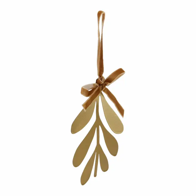 PINGENTE AZEVINHO 15 CM FINE FESTIVITY - OURO - Foto 3