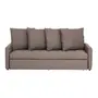 SOFÁ-CAMA 3 LUGARES SIDE - BEGE - Foto 1