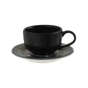 XÍCARA CAFÉ 85 ML SECRET GARDEN - ENGLISH GREEN/PRETO - Foto 2