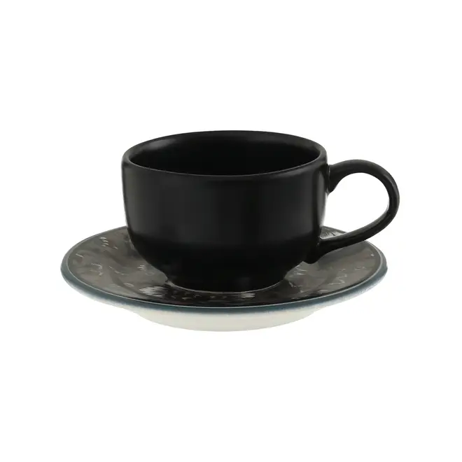 XÍCARA CAFÉ 85 ML SECRET GARDEN - ENGLISH GREEN/PRETO - Foto 2