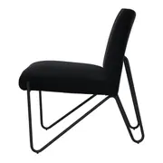 POLTRONA LEANING - PRETO/PRETO - Foto 3