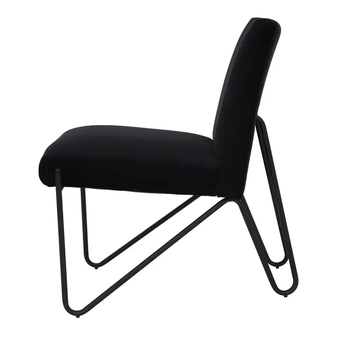 POLTRONA LEANING - PRETO/PRETO - Foto 3