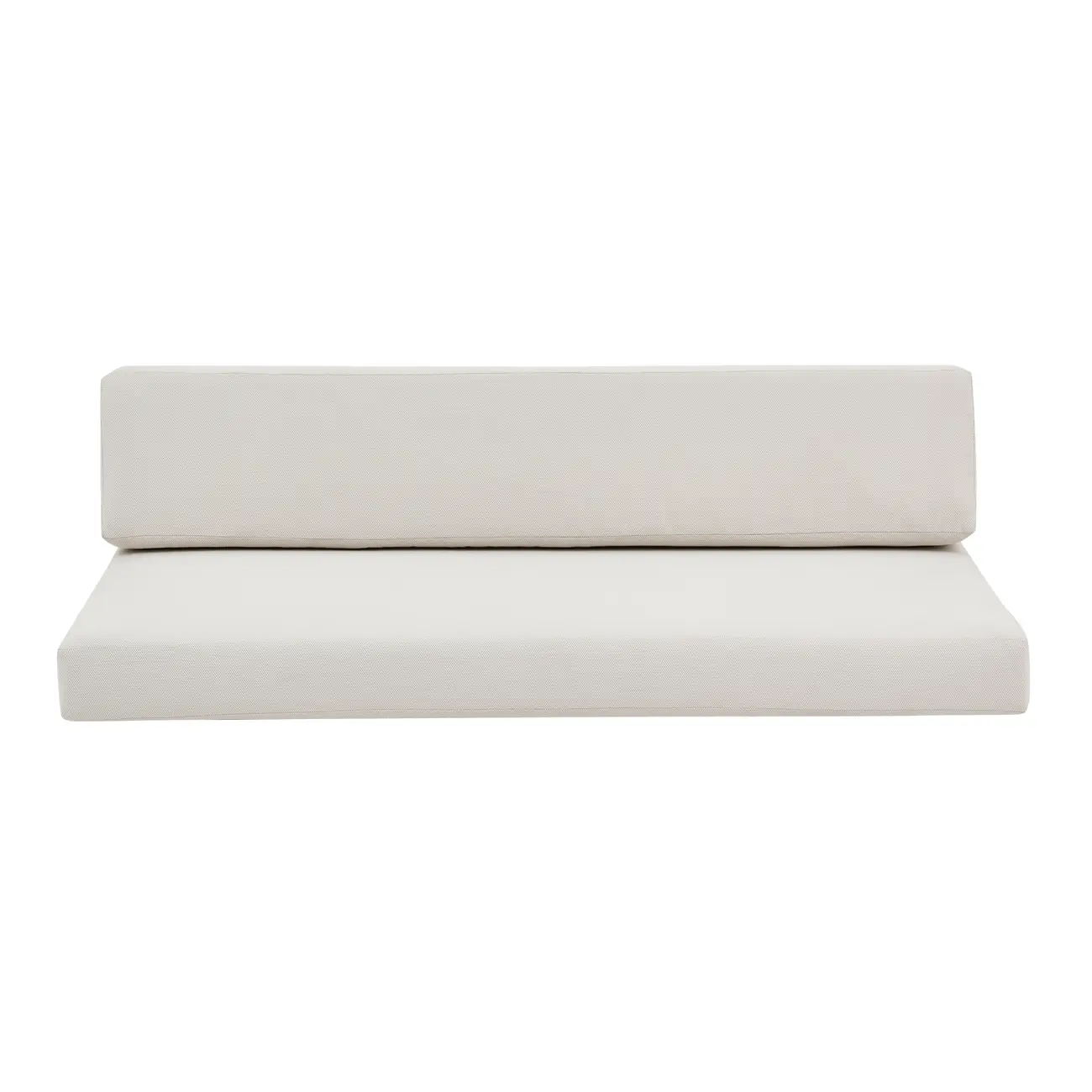 CONJUNTO DE ALMOFADAS PARA SOFÁ 2 LUGARES PIPA - TRAMADO OUTDOOR NATURAL - Foto 1