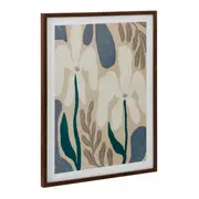 QUADRO II 50 CM X 40 CM FLORA - CASTANHO/ENGLISH GREEN - Foto 2