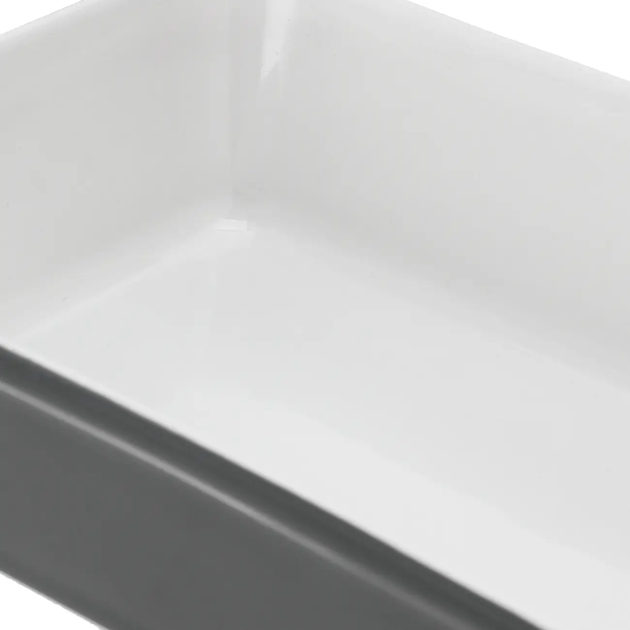 TRAVESSA REFRATÁRIA 25 CM X 17 CM THEVY - KONKRET/BRANCO - Foto 5
