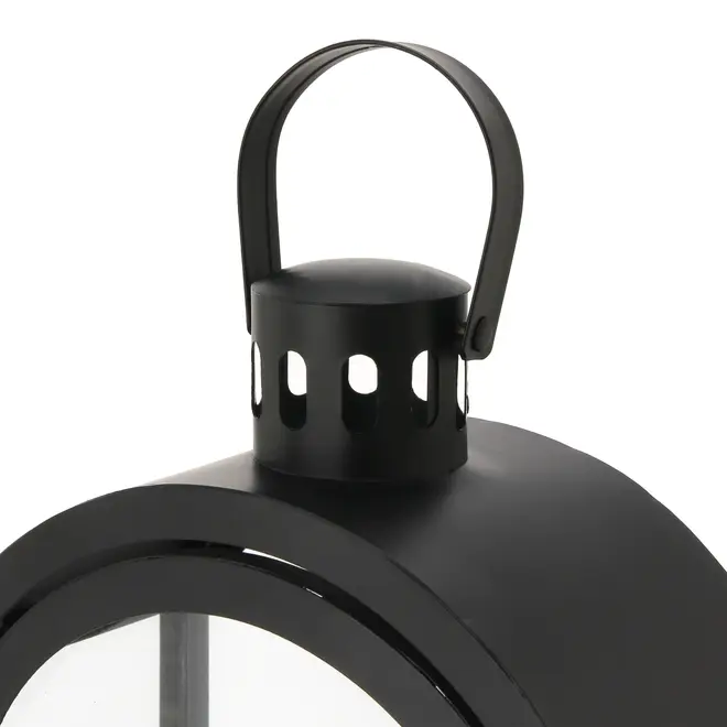 LANTERNA 32 CM HAYU - PRETO/INCOLOR - Foto 8
