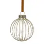 PINGENTE BOLA LINHAS 6 CM CONJUNTO COM 2 PEÇAS FINE FESTIVITY - INCOLOR/OURO - Foto 3