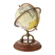 ADORNO GLOBO 23 CM EXPLORER - ENCERADO CASTANHO/OURO VELHO - Foto 4