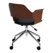 CADEIRA HOME OFFICE SEAGULL - NOZES/PRETO - Foto 4