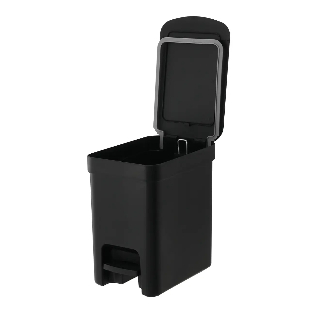 LIXEIRA COM PEDAL 6 L TRIUM - PRETO - Foto 5