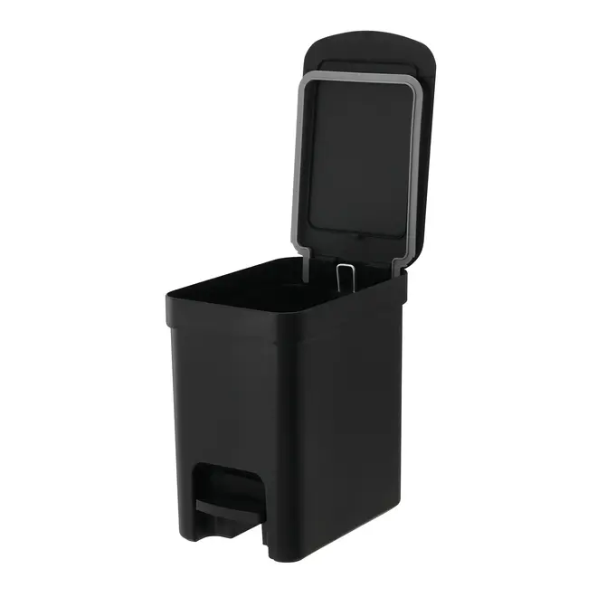LIXEIRA COM PEDAL 6 L TRIUM - PRETO - Foto 5