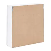 ARMÁRIO DE BANHEIRO COM ESPELHO 1 PORTA 60 CM X 62 CM LINED UP - BRANCO/PRATA - Foto 7
