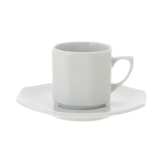 XÍCARA CAFÉ 100 ML OCTAGON - BRANCO - Foto 2