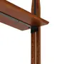 ESTANTE/DIVISÓRIA PARA TV DE ATÉ 60 POLEGADAS PAREDE/TETO 1,46 M X 2,41 M/2,80 M LIBRERIA - NOZES/PRETO - Foto 7