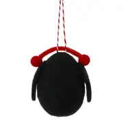 PINGENTE PINGUIM COLORFUN XMAS - PRETO/BRANCO - Foto 4