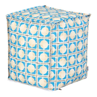 PUFF 45 CM X 45 CM SAUDADE TROPICAL AZULEJOS