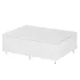 CAMA BOX DE CASAL C/GAVETA MIDDY - BRANCO/BRANCO - Foto 5
