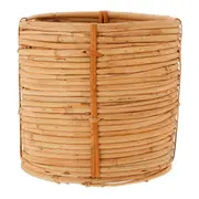CESTO 18 CM X 18 CM  X 18 CM MUMBA - FIBRA CLARA - Foto 3