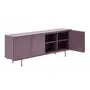 BUFFET 4 PORTAS 2 M X 45 CM THE FOLD - RUBY MOCHA - Foto 5