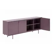 BUFFET 4 PORTAS 2 M X 45 CM THE FOLD - RUBY MOCHA - Foto 5