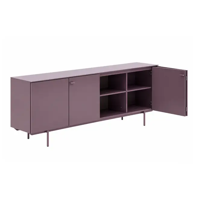 BUFFET 4 PORTAS 2 M X 45 CM THE FOLD - RUBY MOCHA - Foto 5