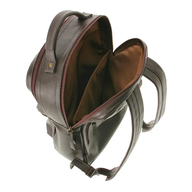 MOCHILA ON THE GO - COURO MARROM DE LEI - Foto 10
