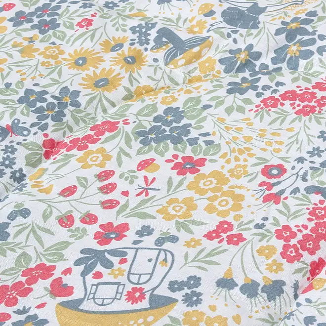 EDREDOM SOLTEIRO 1,60 M X 2,40 M DELICADÊ CADÊ - PÂTISSERIE À LA FRAMBOISE/ BLEU CENDRÉ - Foto 9