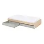 CAMA SOLTEIRO 2 GAVETAS 88 CM YOUNG - NATURAL WASHED/FLANDRES - Foto 3