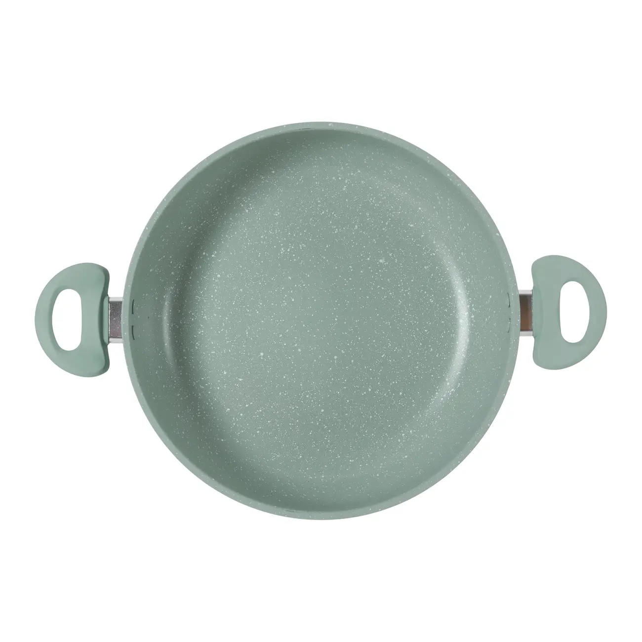 PANELA INDUÇÃO WOK COM TAMPA 28 CM CHEF - SÁLVIA/INCOLOR - Foto 5