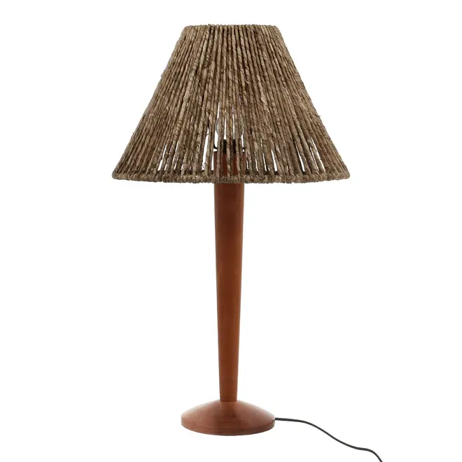 LUMINÁRIA DE MESA MOG C/CUP S MILHUZ - NOZES/FIBRA CLARA - Foto 2