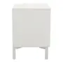MESA DE CABECEIRA 1 GAVETA SLEEK - BRANCO/GRANILITE - Foto 4