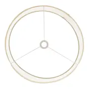 CÚPULA Y LUZ 29 CM X 40 CM 45 CM - NATURAL - Foto 3