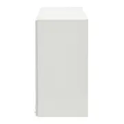 ARMÁRIO DE COZINHA AÉREO 1,20 M 3 PORTAS SLEEK - BRANCO/GRANILITE - Foto 4