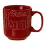 VERMELHO/BRANCO - CANECA 300 ML TUDO OU TUDO