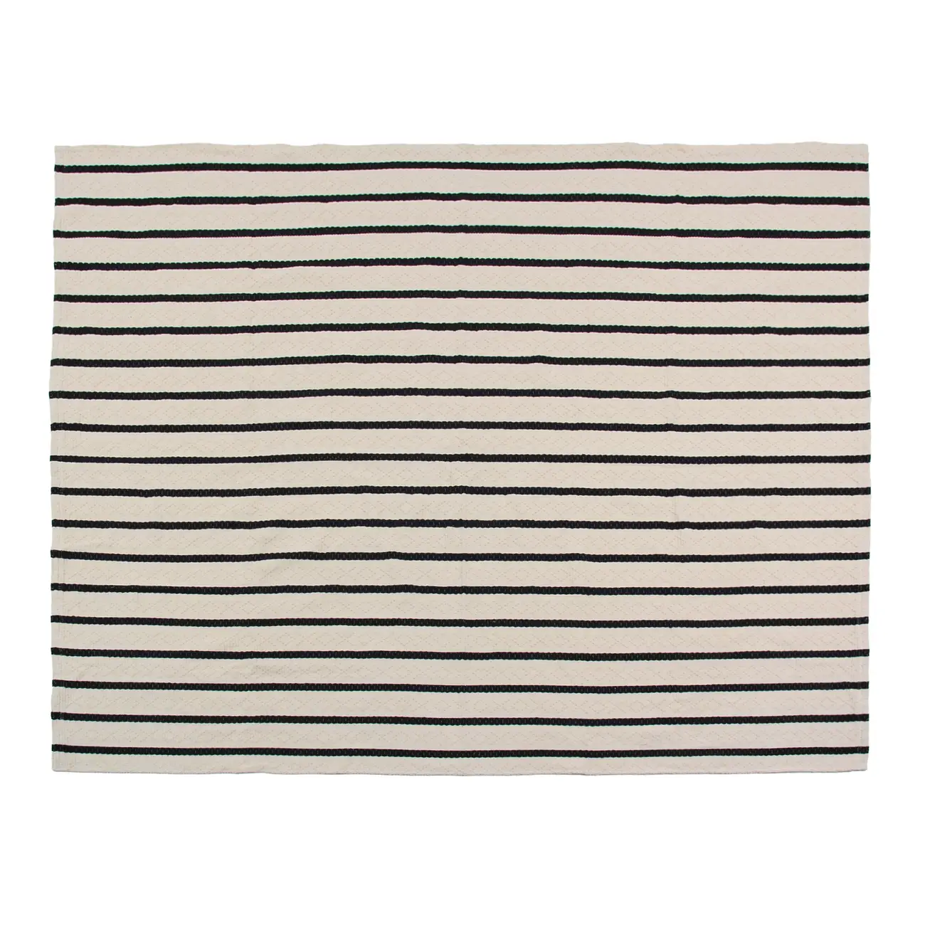 TAPETE 2 M X 2,50 M MURLES - BRANCO/PRETO - Foto 1