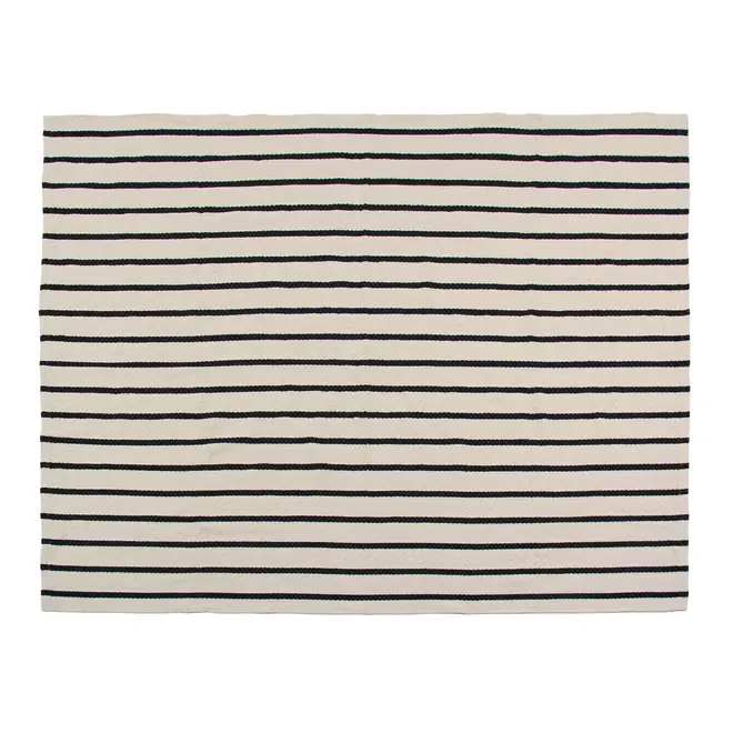 TAPETE 2 M X 2,50 M MURLES - BRANCO/PRETO - Foto 1
