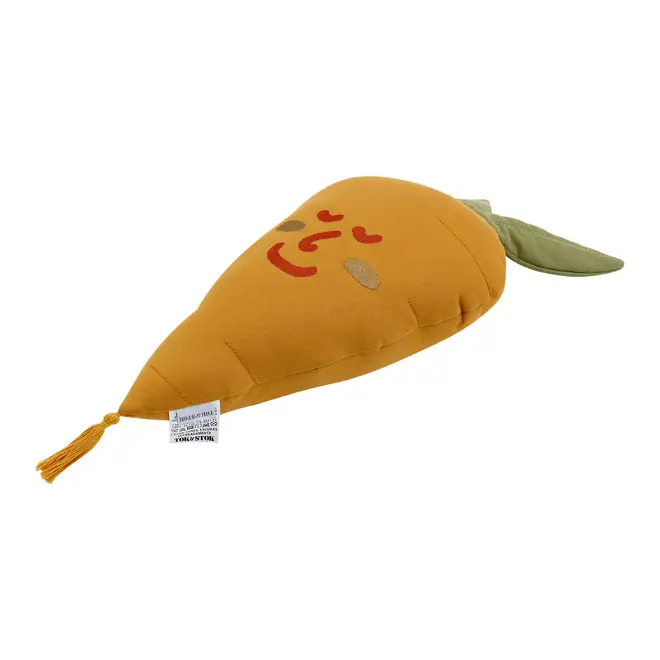 ALMOFADA 48 CM X 21 CM DA HORTINHA CENOURINHA - LARANJA/SÁLVIA - Foto 3