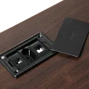MESA COM BALCÃO 1 PORTA DE CORRER 1,80 M X 1,87 M BOSS - TABACO/TABACO - Foto 8