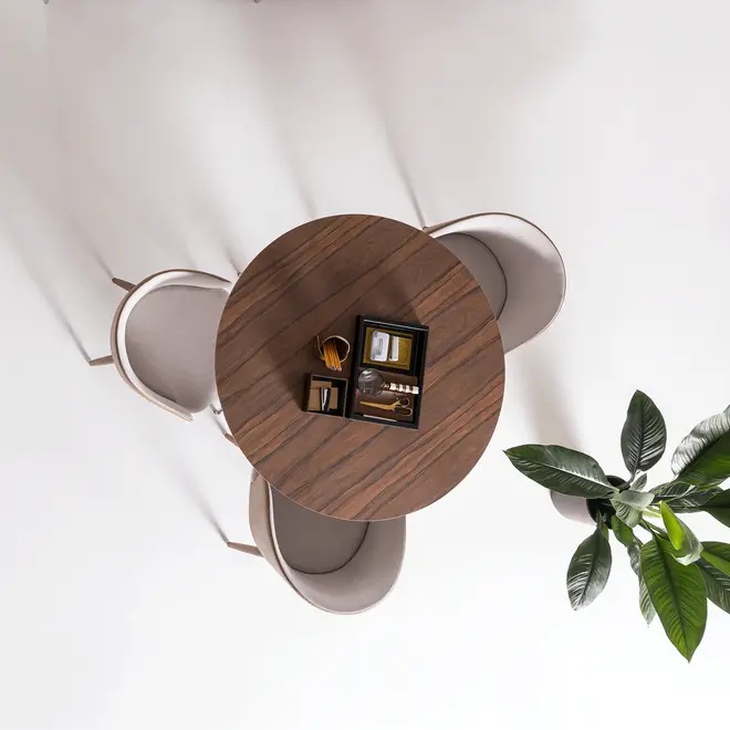 CADEIRA COM BRAÇOS DOPPI - WHISKY/BEGE - Foto 12