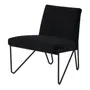 POLTRONA LEANING - PRETO/PRETO - Foto 1