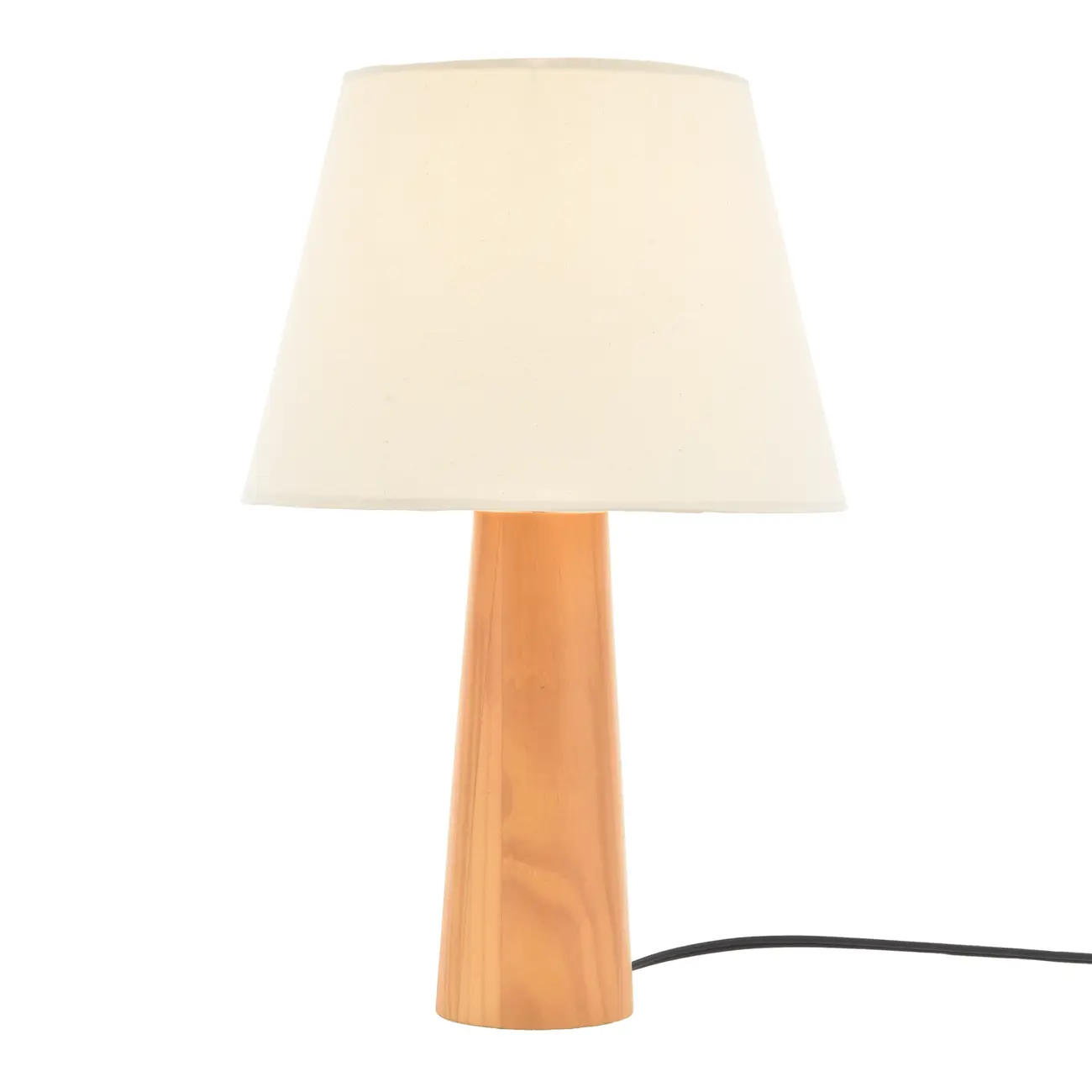 LUMINÁRIA DE MESA MASSIV C/CUP Z - AMÊNDOA/NATURAL - Foto 2