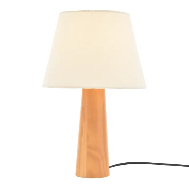 LUMINÁRIA DE MESA MASSIV C/CUP Z - AMÊNDOA/NATURAL - Foto 2