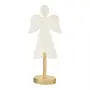 ADORNO ANJO 19 CM NATAL ASTRAL - BRANCO/DOURADO - Foto 1