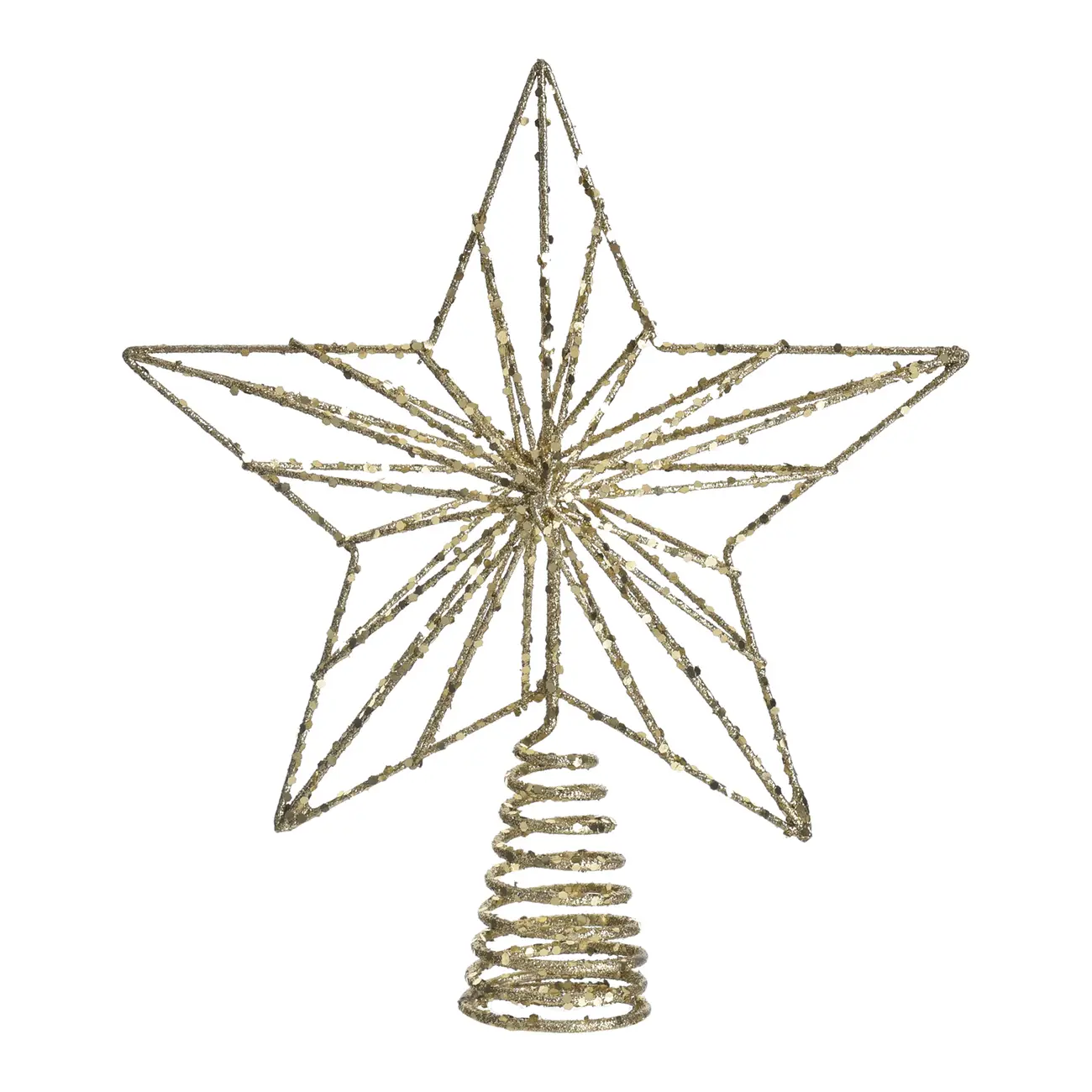 ADORNO ESTRELA PONTEIRA 23 CM NATAL ASTRAL - OURO - Foto 1