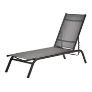 CHAISE LONGUE DUNAS - PRETO/PRETO - Foto 1